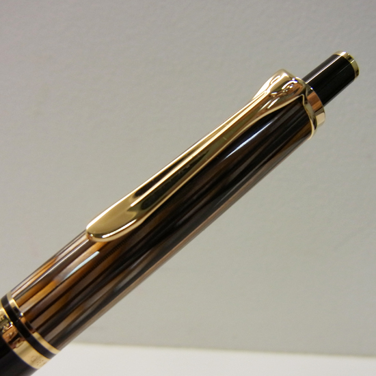Pelikan スーベレーン400 茶縞 トータスシェルブラウン | デザイン文具