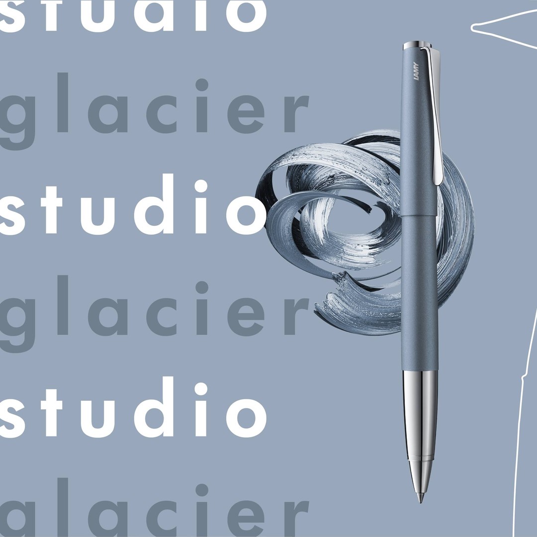 LAMYの形状の美しいstudioにキレイな限定の新色「グレーシャー