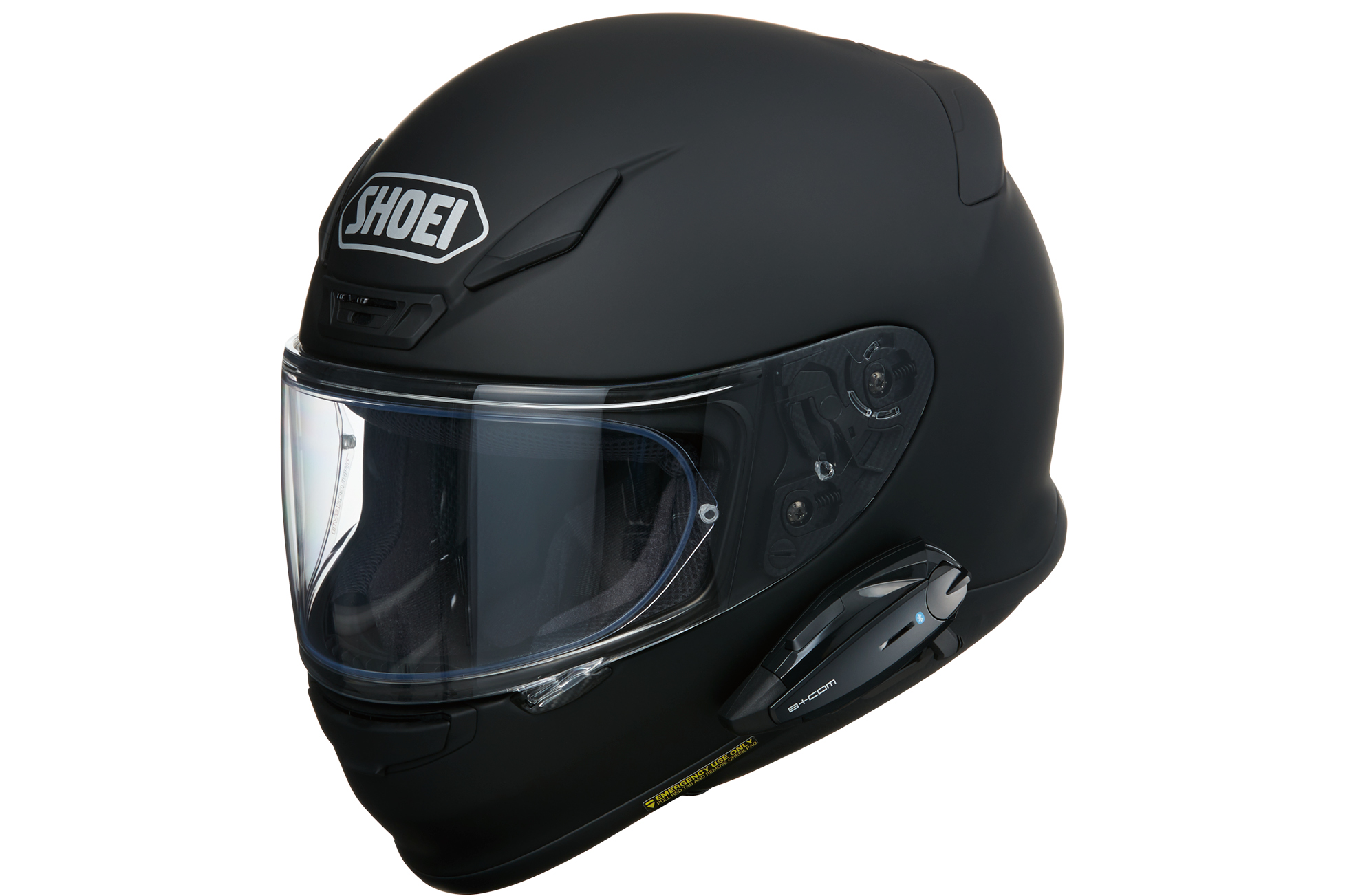 B+COM ONE バイク用インカム フルフェイスヘルメット取付方法 SHOEI Z